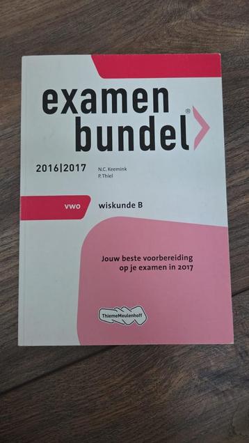 Examenbundel Wiskunde B VWO 2016/2017 beschikbaar voor biedingen
