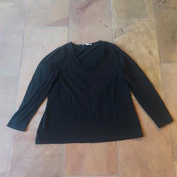 Vintage zwarte longsleeve Miss Etam maat 46 beschikbaar voor biedingen