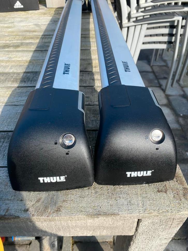 Thule Wingbar Edge Dakdragers Audi A4 Avant (B8/B9), Auto diversen, Dakdragers, Zo goed als nieuw, Ophalen of Verzenden