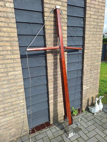 Houten Mast met Beslag & Voet - 225x120cm beschikbaar voor biedingen