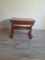 Vintage Teak Mimiset/ Nesting Tables - Kai Kristiansen, Huis en Inrichting, Tafels | Bijzettafels, Ophalen, Minder dan 55 cm, Zo goed als nieuw