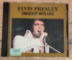 Elvis Presley import cd Greatest Hits Live zeer zeldzaam, Ophalen of Verzenden, 1960 tot 1980, Zo goed als nieuw
