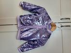 Glitter jasje 110 zgan, Kinderen en Baby's, Verzenden, Zo goed als nieuw, Meisje, Jas