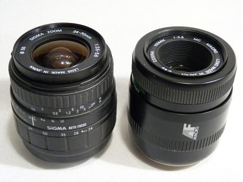 Sigma 24-70mm en Cosina 100mm lenzen voor Minolta en Sony, Audio, Tv en Foto, Fotografie | Lenzen en Objectieven, Zo goed als nieuw