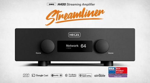 Hegel H400, Audio, Tv en Foto, Versterkers en Receivers, Zo goed als nieuw, Stereo, 120 watt of meer, Overige merken, Ophalen of Verzenden