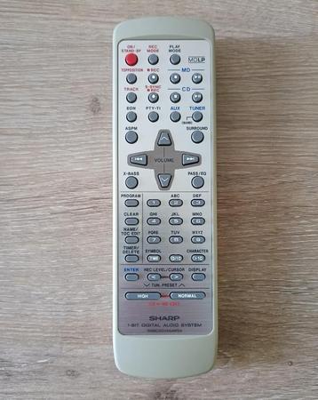 Sharp rrmcg0256awsa afstandsbediening origineel beschikbaar voor biedingen