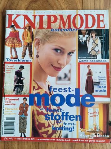 Knipmode november 1997 naaien mode patronen beschikbaar voor biedingen
