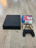 Playstation 4 met 2 controllers en games, Ophalen, Met 2 controllers, Original, Gebruikt