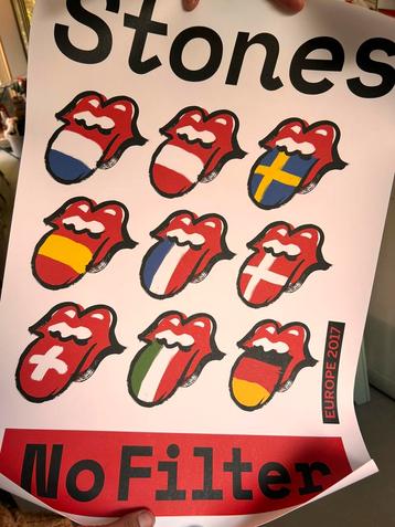 Rolling stones No Filter boek en poster beschikbaar voor biedingen