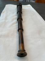 Antieke telescoop met koper en leder. Bieden, Antiek en Kunst, Ophalen