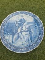 Delfts Blauw groot Wandbord Boch België, Antiek en Kunst, Antiek | Wandborden en Tegels, Ophalen