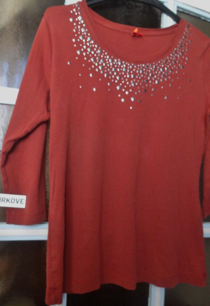 NIEUW * PAPRIKA MOOI SHIRT * Maat 1 M *, Kleding | Dames, T-shirts, Nieuw, Maat 38/40 (M), Rood, Lange mouw, Verzenden