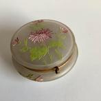 Antiek Boheems glazen juwelendoosje, Antiek en Kunst, Ophalen of Verzenden