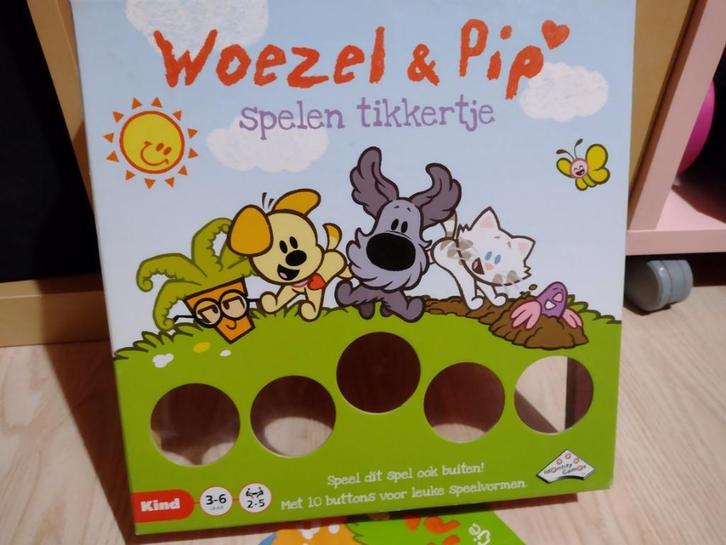 Woezel en Pip bordspel - spelen tikkertje, Hobby en Vrije tijd, Gezelschapsspellen | Bordspellen, Gebruikt, Drie of vier spelers
