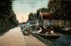Scène in Westzaan met koeien in boot, Ophalen of Verzenden, Voor 1920, Ongelopen, Noord-Holland