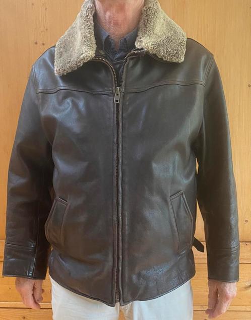 Redskins leren Jack. De maat is XL en nog in topconditie!, Kleding | Heren, Jassen | Winter, Gedragen, Maat 56/58 (XL), Bruin