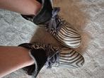 Sneakers leer zebraprint dames, Kleding | Dames, Schoenen, Ophalen of Verzenden, Gedragen, Zwart, Sneakers of Gympen