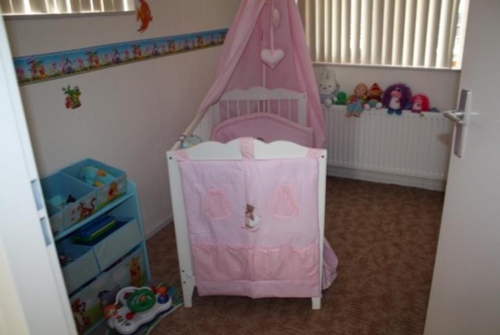 Beddengoed roze voor babybed, ledikant.100% Katoen, Huis en Inrichting, Slaapkamer | Beddengoed, Nieuw, Dekbedovertrek, Overige maten