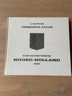 Gemeente Atlas Noord-Holland 1869 - J. Kuyper, Boeken, Atlassen en Landkaarten, Gelezen, Overige atlassen, Ophalen of Verzenden