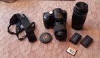 Sony DSLR-A100 + Minolta 75-300mm lens + accessoires, Gebruikt, Spiegelreflex, 10 Megapixel, Ophalen of Verzenden