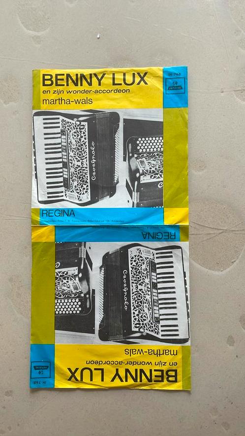 Benny Lux Martha wals, Regina, Cd's en Dvd's, Vinyl Singles, Zo goed als nieuw, Nederlandstalig, Ophalen of Verzenden