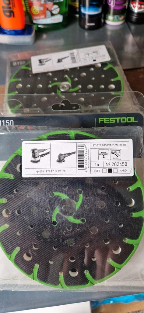 FESTOOL 150MM Schuurzool - Nieuw (4 stuks), Doe-het-zelf en Verbouw, Gereedschap | Schuurmachines, Nieuw, Excentrische schuurmachine
