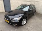 BMW 5-serie Touring 520i LED, PROF NAVI,LEDER AUTOMAAT!, Automaat, Achterwielaandrijving, Zwart, 4 cilinders