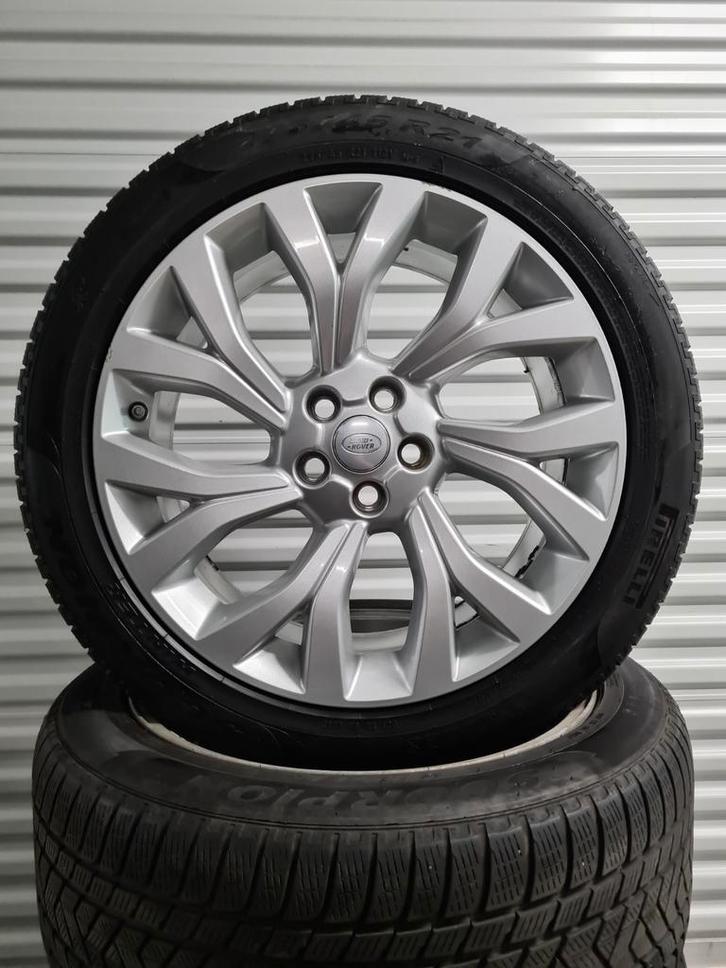 21' Range Rover Sport velgen met winterbanden origineel, Auto-onderdelen, Banden en Velgen, Banden en Velgen, Winterbanden, 21 inch