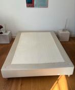 IKEA Espevär Bedframe 140x200 - Creme, Ophalen, Beige, Tweepersoons, 140 cm