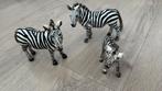 Schleich zebra familie, Ophalen of Verzenden, Zo goed als nieuw, Paard, Beeldje of Figuurtje