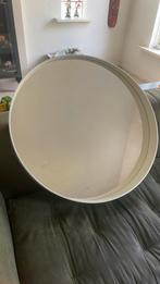 Te koop: IKEA spiegel Rotsund/Stockholm, diameter 80 cm, Huis en Inrichting, Woonaccessoires | Spiegels, Ophalen, Rond, Zo goed als nieuw