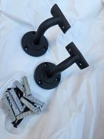 Set leuninghouder matzwart type Colchester, Ophalen of Verzenden, Nieuw, Overige materialen, Overige typen