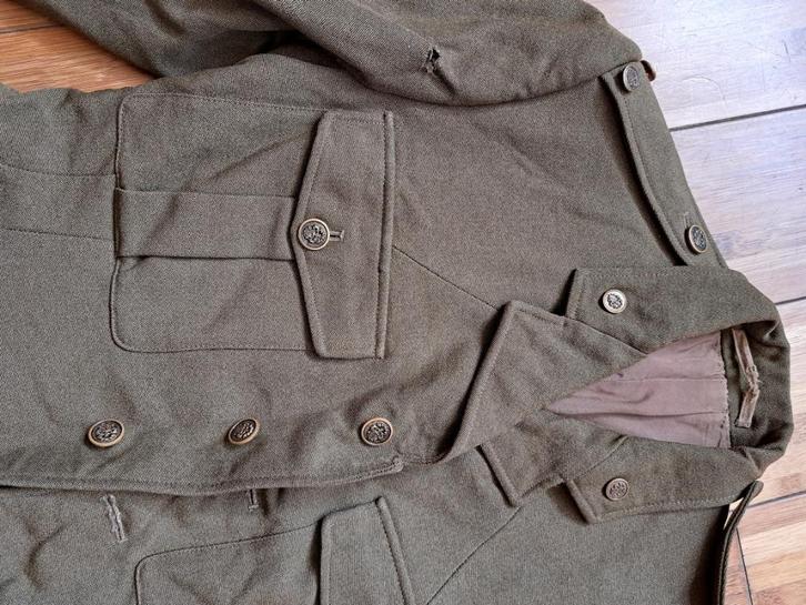 Getailleerd Engels legerjasje uit 1961 ca. maat 38, Kleding | Dames, Jasjes, Kostuums en Pakken, Gedragen, Jasje, Maat 38/40 (M)