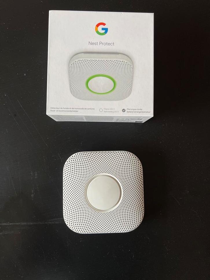 Google Nest Protect V2 Rookmelder, Doe-het-zelf en Verbouw, Alarmsystemen, Zo goed als nieuw, Detector, Sensor of Melder, Rook