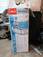 Bestway Steel Max Pro Zwembad 3.66m, Tuin en Terras, Zwembaden, Ophalen, Gebruikt, Minder dan 80 cm, Rond