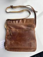 Aunts & Uncles leren schoudertas, Ophalen of Verzenden, Gebruikt, Bruin, Schoudertasje