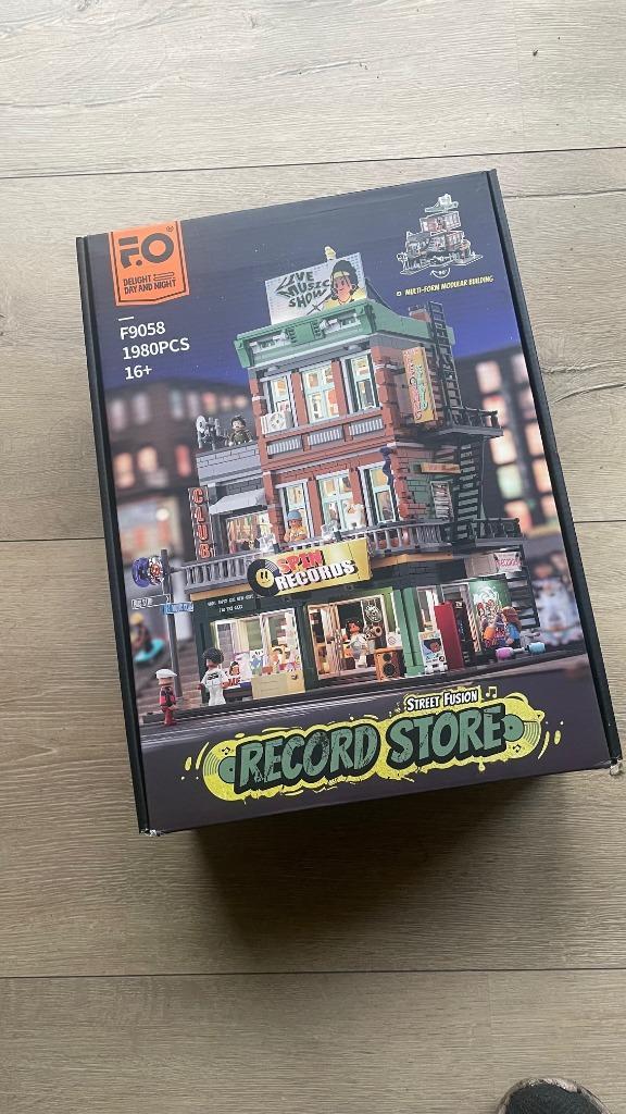 Funwhole F9058: Record Store, Kinderen en Baby's, Speelgoed | Duplo en Lego, Nieuw, Complete set, Ophalen of Verzenden