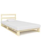 AANBIEDING | DUURZAAM  Bedframe pallet grenenhout 100 x 200, 85 tot 100 cm, Verzenden, Nieuw, Matras