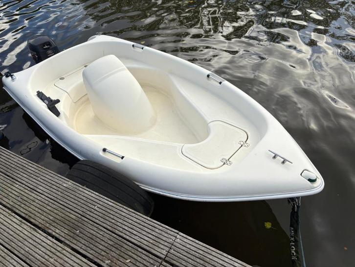 Cad 12, Watersport en Boten, Vis- en Consoleboten, Gebruikt, Tot 10 pk, 3 tot 6 meter, Benzine, Polyester, Ophalen
