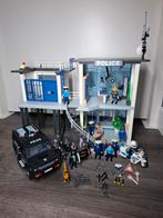 Playmolbil 5182, 5974, 6923 (politiebureau, auto en extra's), Kinderen en Baby's, Speelgoed | Playmobil, Ophalen of Verzenden