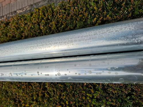 zinken HWA  17 meter 80mm, Doe-het-zelf en Verbouw, Buizen en Afvoer, Nieuw, Dakgoot, Zink, 80 mm of meer, Ophalen