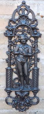 Tuinwanddecoratie. Gietijzer.  Geornamenteerd. 51/17 cm., Ophalen, Zo goed als nieuw