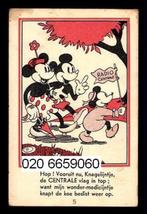zoek oud Disney Mickey Mouse radiocentrale kaart 1930 1940, Verzamelen, Verzenden, 1920 tot 1940, Cultuur en Media