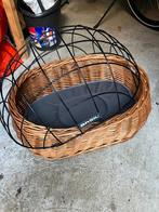 Hondenzitje voor op de fiets, Dieren en Toebehoren, Hondenmanden, Ophalen, Zo goed als nieuw, Riet