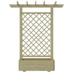 Tuinpergola pergola plantenbak 162x56x204 cm GRATIS BEZORGD!, Verzenden, Nieuw