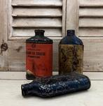 Set van 3 Franse kruitflesjes kruitbusjes poudre de chasse