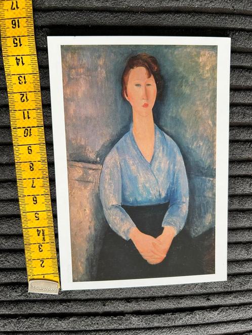 169. Kunstkaart Amedeo Modigliani, Verzamelen, Ansichtkaarten | Themakaarten, Ongelopen, Ophalen of Verzenden