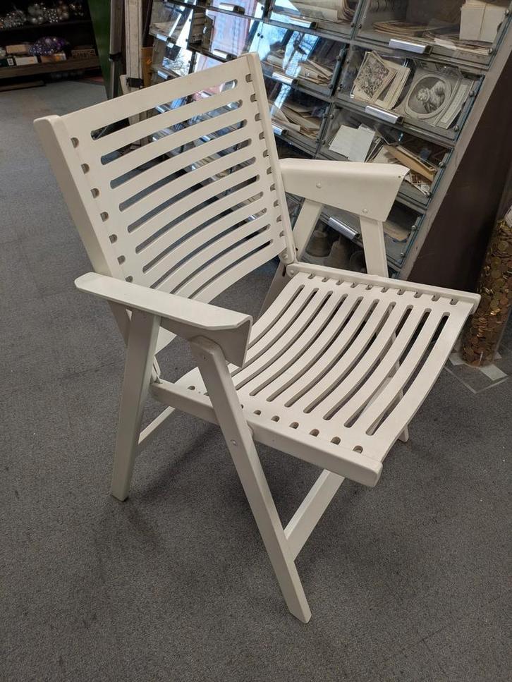 Niko Kralj jaren 60 vintage stoel, Huis en Inrichting, Stoelen, Gebruikt, Eén, Hout, Wit, Ophalen of Verzenden