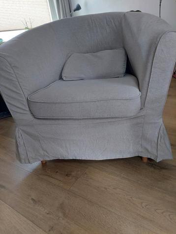 Tullsta Ikea fauteuil beige stof beschikbaar voor biedingen