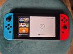 Nintendo Switch (Neon Blauw, Neon Rood) incl. case aangebode, Ophalen of Verzenden, Gebruikt, Met 1 controller, Switch Original